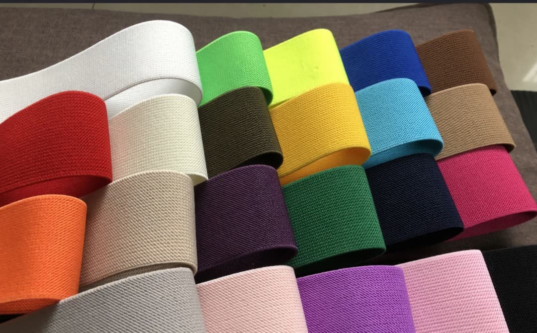 1inch and 2inch Woven Elastic in Color as per Requirement